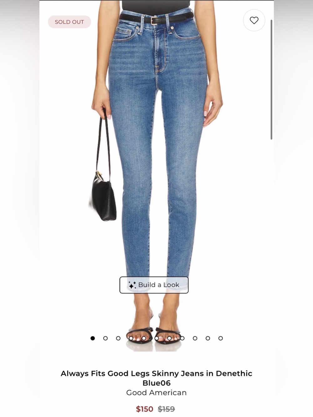 Good American Indigo Skinny Jeans